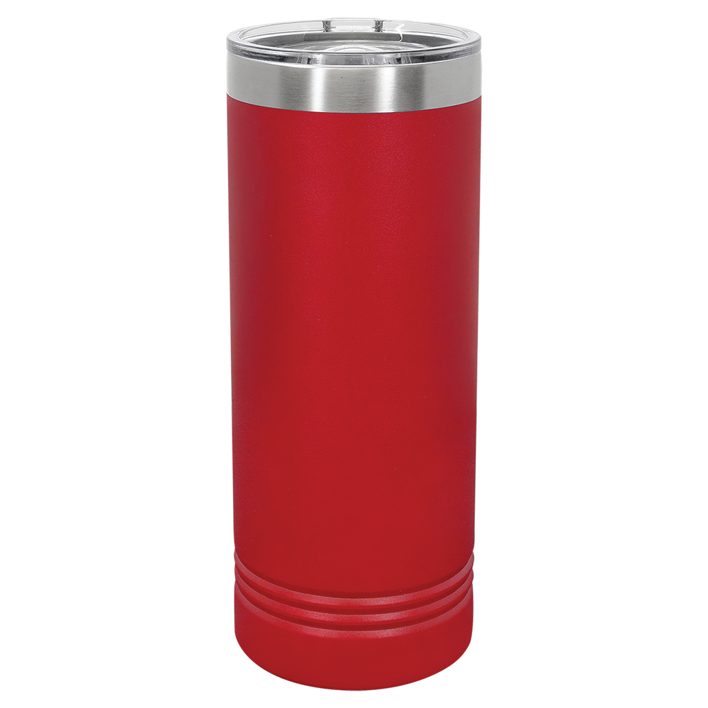 Polar Camel 22 oz. Red Skinny Tumbler with Slider Lid