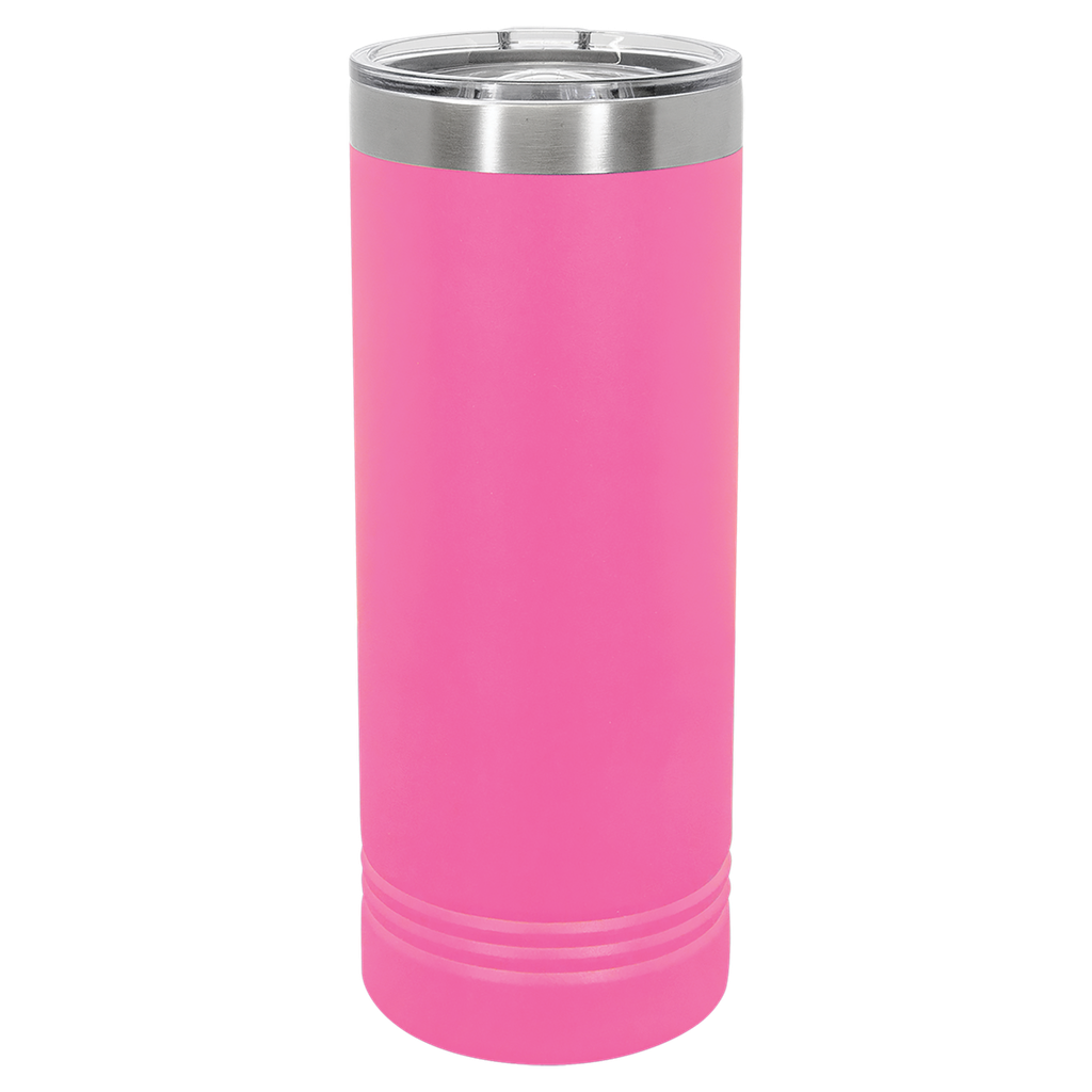 Polar Camel 22 oz. Pink Skinny Tumbler with Slider Lid