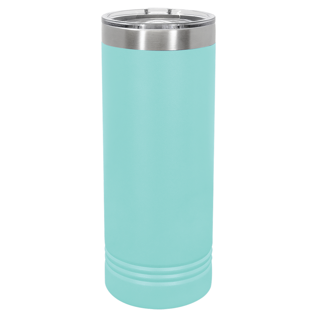 Polar Camel 22 oz. Teal Blue Skinny Tumbler with Slider Lid