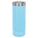 Polar Camel 22 oz. Light Blue Skinny Tumbler with Slider Lid