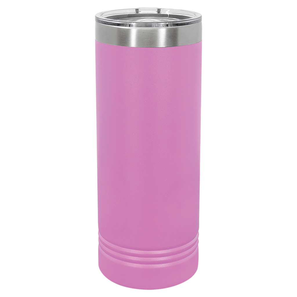 Polar Camel 22 oz. Light Purple Skinny Tumbler with Slider Lid