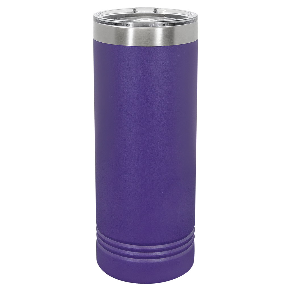 Polar Camel 22 oz. Purple Skinny Tumbler with Slider Lid