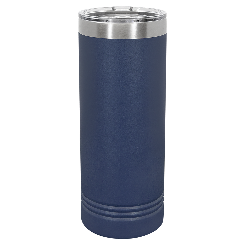 Polar Camel 22 oz. Navy Blue Skinny Tumbler with Slider Lid
