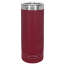 Polar Camel 22 oz. Maroon Skinny Tumbler with Slider Lid