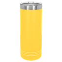 Polar Camel 22 oz. Yellow Skinny Tumbler with Slider Lid