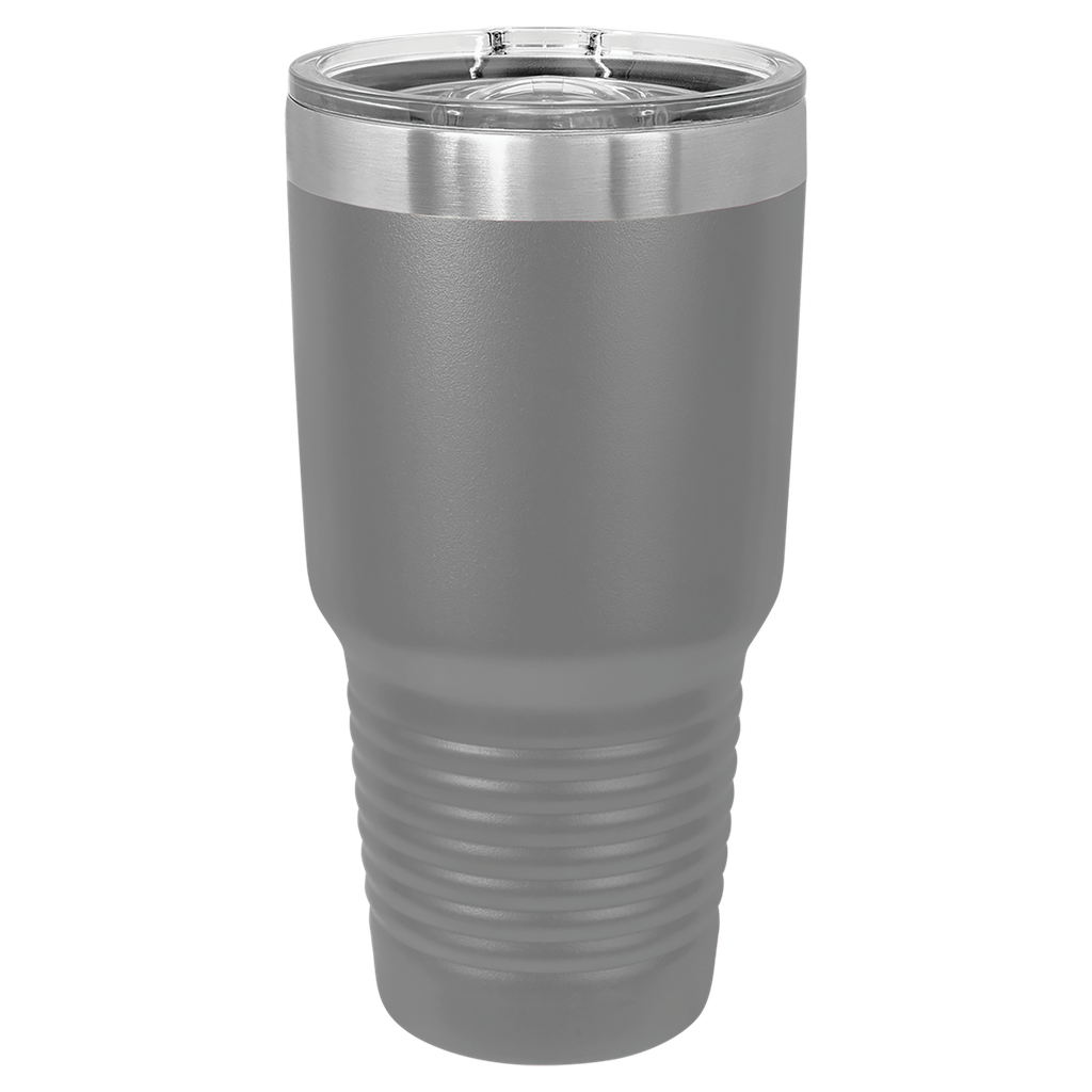 Polar Camel 30 oz. Dark Gray Ringneck Insulated Tumbler w/Slider Lid