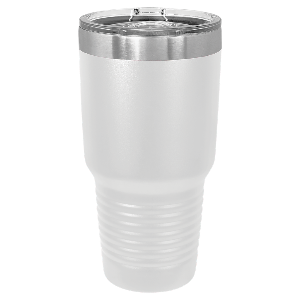 Polar Camel 30 oz. White Ringneck Insulated Tumbler w/Slider Lid