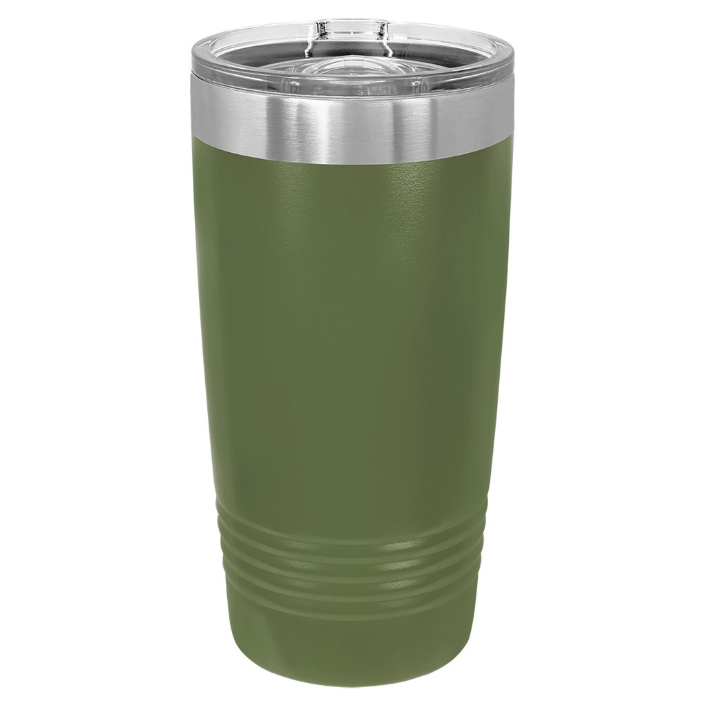 Polar Camel 20 oz. Olive Green Ringneck Insulated Tumbler with/Slider Lid
