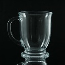 Acopa 16 oz. Customizable Clear Glass Cafe Mug - 12/Case
