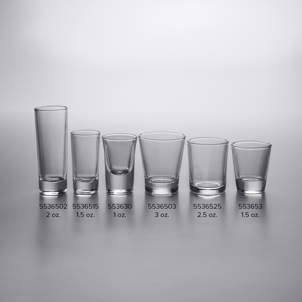 Acopa 3 oz. Shot Glass / Espresso Glass - 12/Case