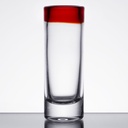 Libbey 92301R Aruba 3 oz. Shooter Glass with Red Rim