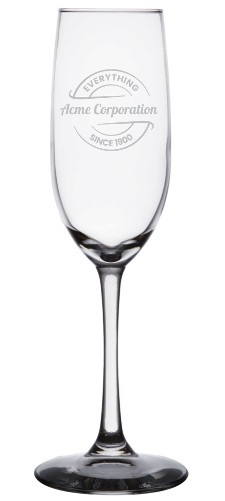 Acopa 8 oz. Flute Glass - 12/Case