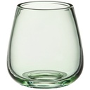 Pangea 13 oz. Green Stemless Wine Glass