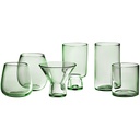 Pangea 13 oz. Green Stemless Wine Glass