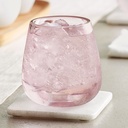 Pangea 13 oz. Mauve Stemless Wine Glass