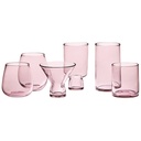 Pangea 13 oz. Mauve Stemless Wine Glass