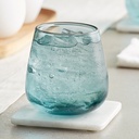 Pangea 13 oz. Blue Stemless Wine Glass