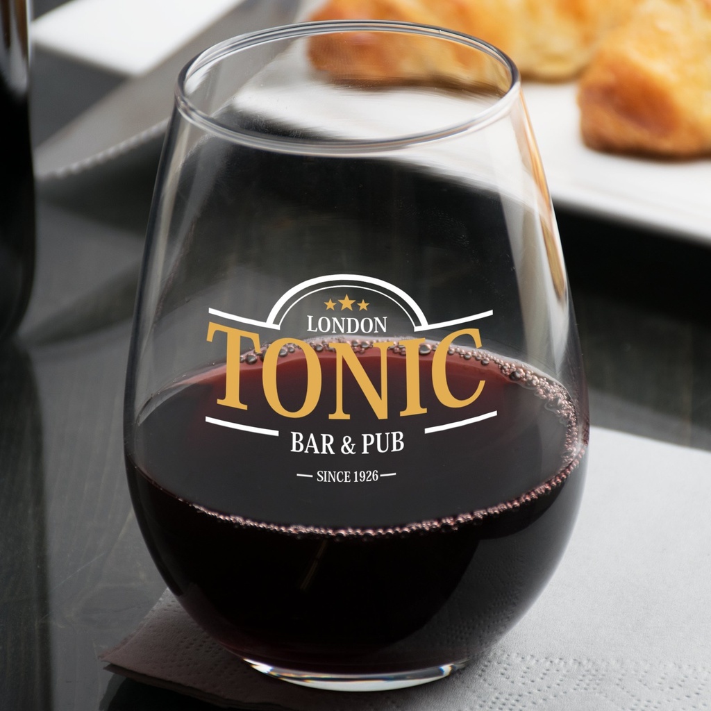 12 oz. Stemless Wine Glass