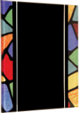 9" x 12" Stained Glass Acrylic Plaque with Hanger