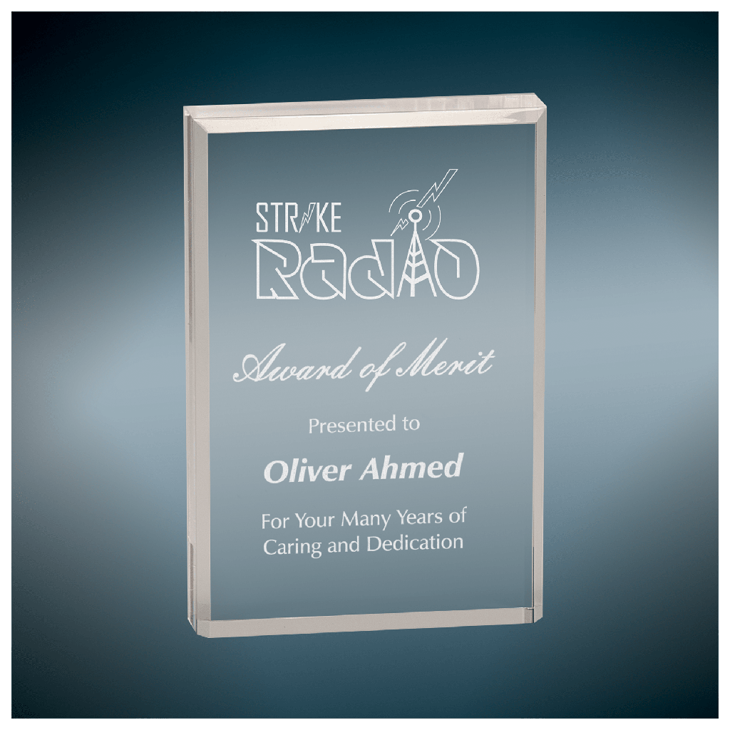 4" x 6" Clear Rectangle Acrylic