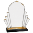 6" x 9" Gold Faceted Impress Acrylic