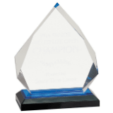 5 1/4" x 6 3/4" Blue Diamond Impress Acrylic