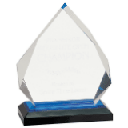 5 1/4" x 6 3/4" Blue Diamond Impress Acrylic