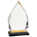 5 1/4" x 8 3/4" Gold Diamond Impress Acrylic