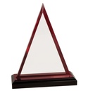 8 3/4" Red Triangle Impress Acrylic