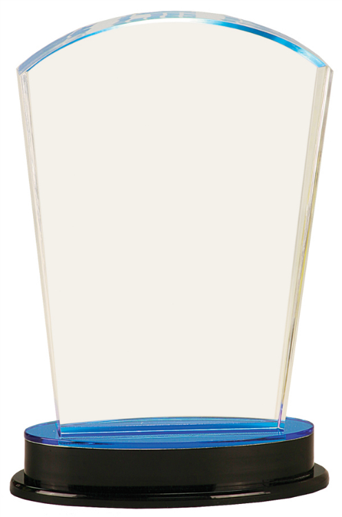 8 1/4" Blue Arch Impress Acrylic