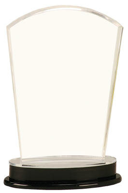 8 1/4" Silver Arch Impress Acrylic