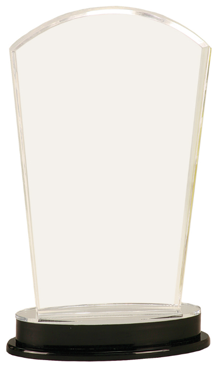 9 1/4" Silver Arch Impress Acrylic