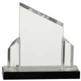 7" x 7" Silver Beveled Post Impress Acrylic