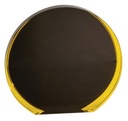 6 1/4" Black/Gold Luminary Circle Acrylic