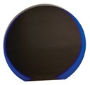 6 1/4" Black/Blue Luminary Circle Acrylic