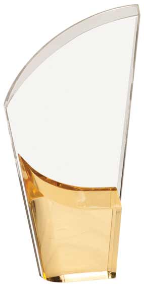 8 1/2" Gold Lunar Acrylic