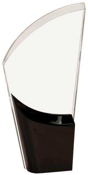 8 1/2" Black Lunar Acrylic