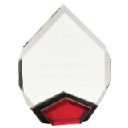 7" x 9" Red Marquis Acrylic