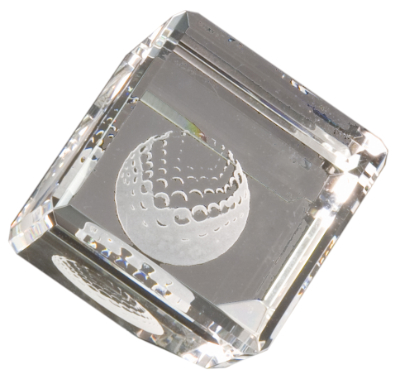 2" x 2" Crystal Cube
