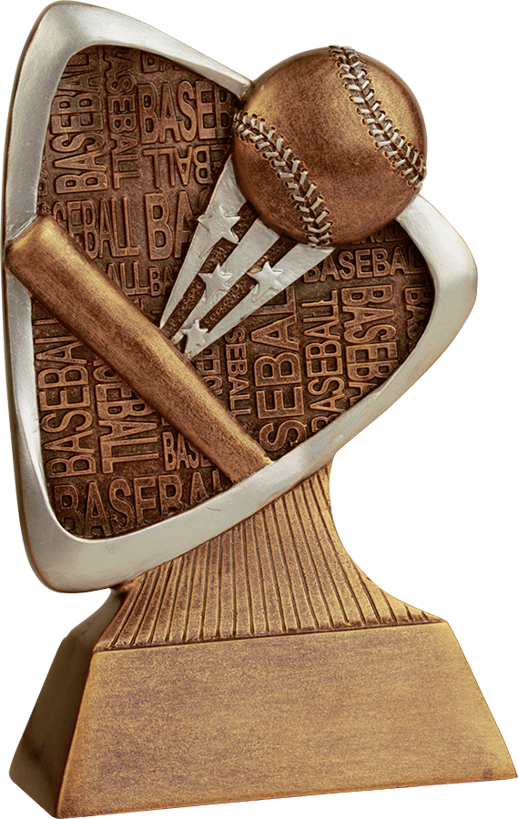 5 1/2" Baseball Triad Resin