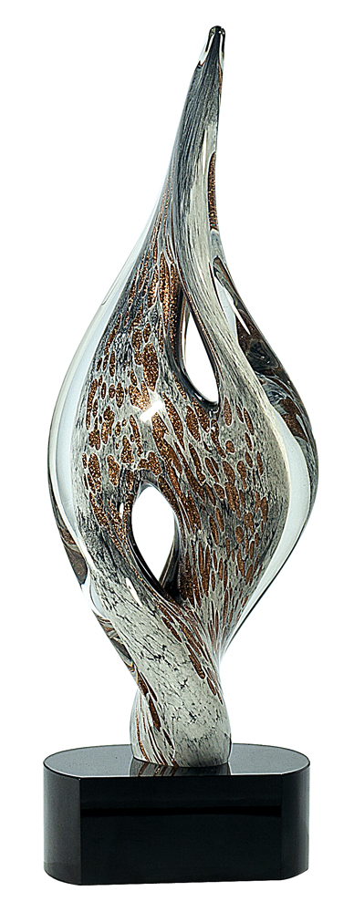 15" Spire Twist Art Glass