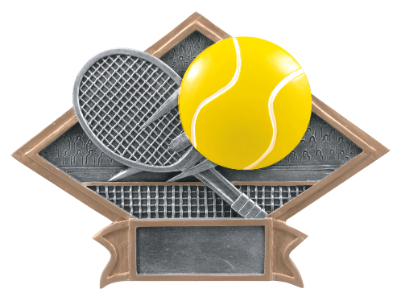 8 1/2" x 6" Tennis Diamond Plate Resin