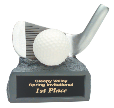 4 1/4" Color Golf Resin