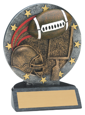 4 1/2" Football All Star Resin