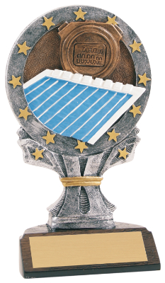 6 1/4" Swimming All Star Resin