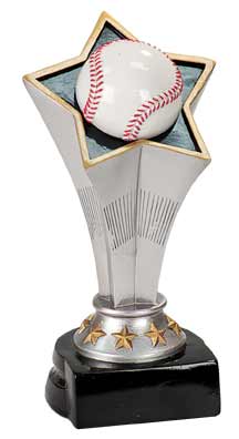 7" Baseball Rising Star Resin