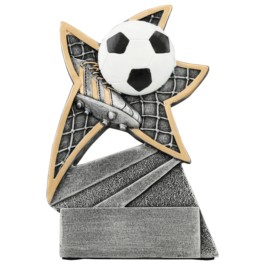 5 1/2" Soccer Jazz Star Resin