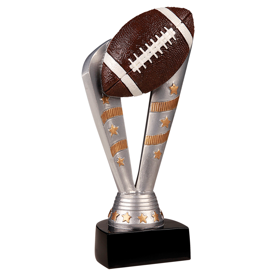 8" Fanfare Football Resin