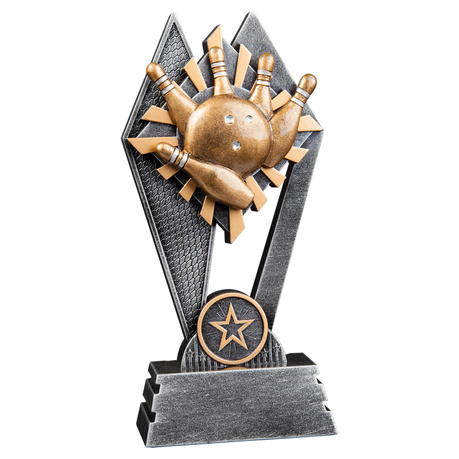 7" Bowling Sun Ray Award