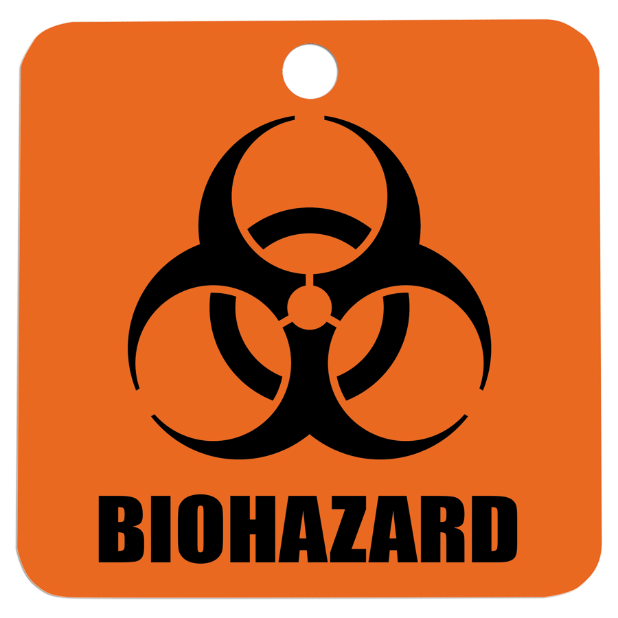 1 1/2" x 1 1/2" White Sublimatable Square Industrial Tag